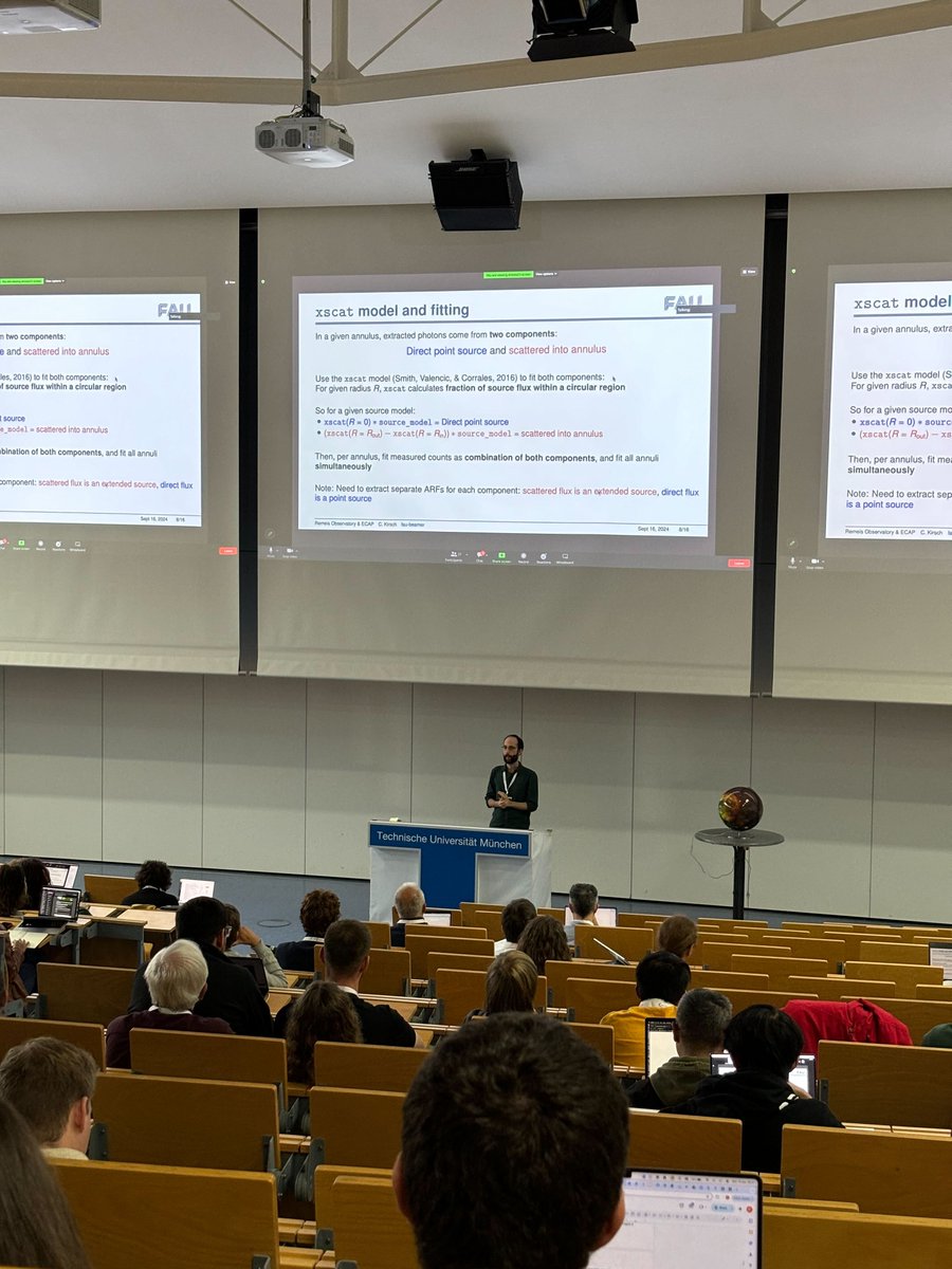 DrRemeis's tweet photo. Dr. Martin Mayer and Christian Kirsch, among others, presented their work at eROSITA Conference in Munich. https://t.co/diikRtBn8u