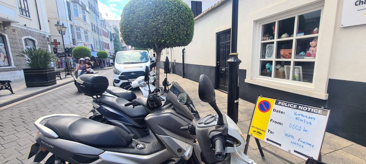 RGPolice's tweet photo. Ceremonial Guard Mount – Traffic Plan

A number of road closures, diversions and parking restrictions will be in place ahead of and during tomorrow’s #CeremonialGuardMount.

More Info: https://t.co/lRTJJDyBLQ

#Gibraltar #RoyalGibraltarPolice https://t.co/EjCnhN7Kgr