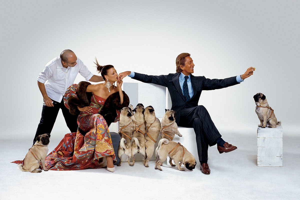 ✨Linda Evangelista✨ with John Galliano, Karl Lagerfeld