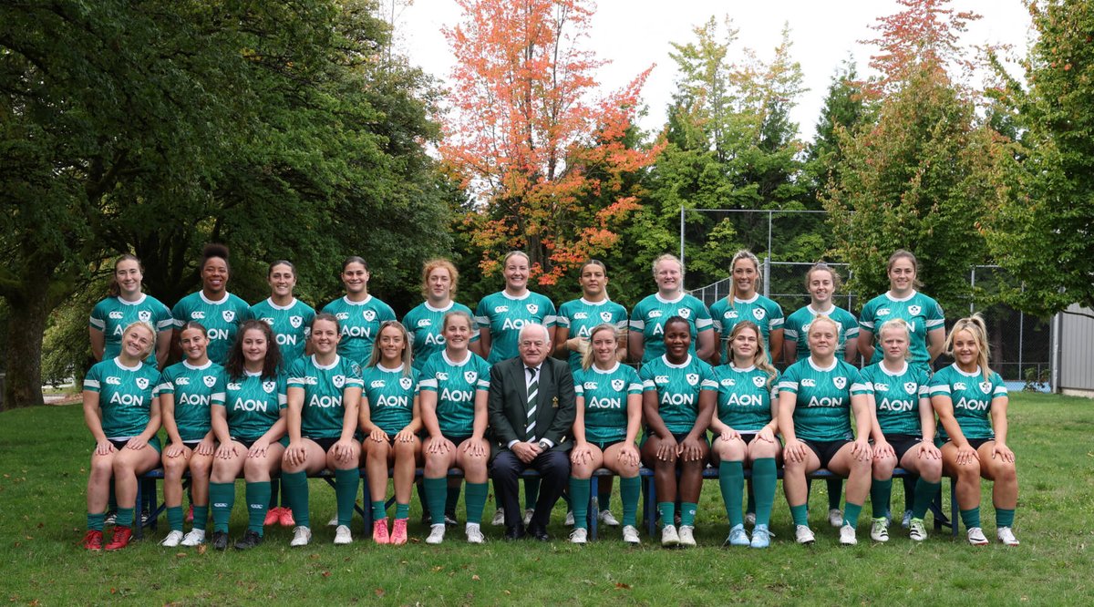 After a thrilling WXV1 victory, we wish the Ireland Women’s Rugby team the very best in the next game of their campaign. Tomorrow they take on hosts Canada at 11:45pm (Irish time) in Langley. #ProudPrincipalSponsors #Together10years #AonIreland #IrishRugby