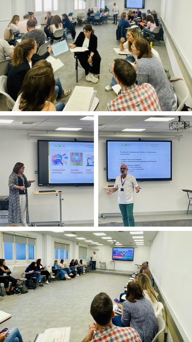 🚀 Formem una nova generació de líders infermeres.
Comença el XII Curs de gestió per a comandaments infermers amb expertes de primer nivell. 🔵🔵Avui amb la participació d'Enric Mayoles, Esther Franquet, Toni Torres, i Toni López