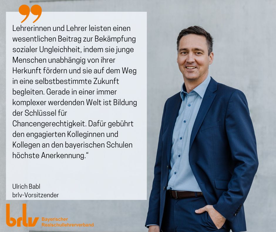 +++#Pressemitteilung+++ Anerkennung für Lehrkräfte und Vertrauen in pädagogisches Handeln – Nicht nur am #Weltlehrertag. Hohe Qualität der Lehrerbildung weiter stärken und Lehrergesundheit nicht übersehen!
brlv.de/presse.aspx?id…
#twlz #bayern #bildung #schule