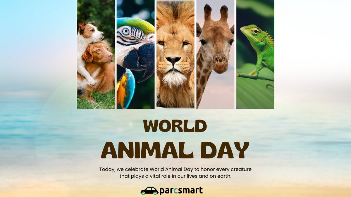 Today, we celebrate World Animal Day to honor every creature that plays a vital role in our lives and on earth.