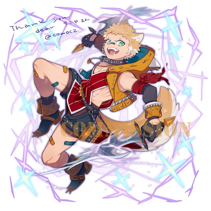 スケブで描かせていただきました!