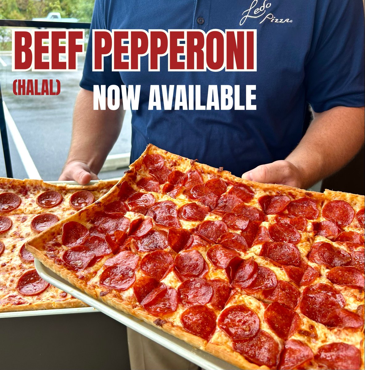 ‼️$100 Ledo Pizza Gift Card GIVEAWAY‼️

TO ENTER: 
1️⃣ Retweet this post and follow <a href="/LedoPizza/">Ledo Pizza</a> 
2️⃣ Comment what you think of our new topping and tag a friend!

Winner will be picked at 10PM tonight!