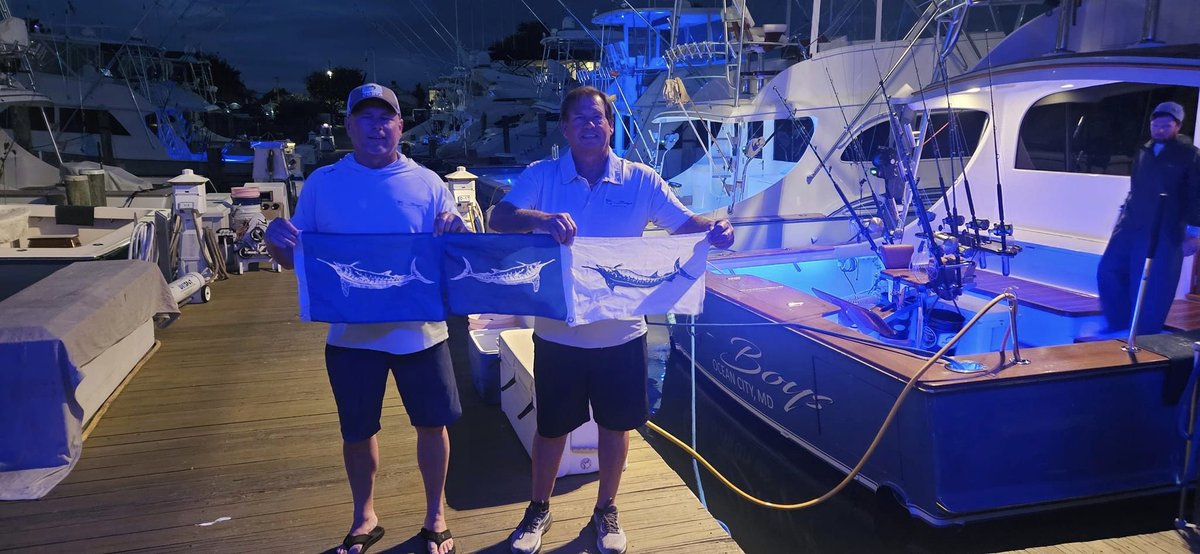 SailfishReport's tweet photo. Ocean City, MD - C Boys went 1-2 on Blue Marlin and 2-5 on White Marlin. https://t.co/xQZmm6NnMq