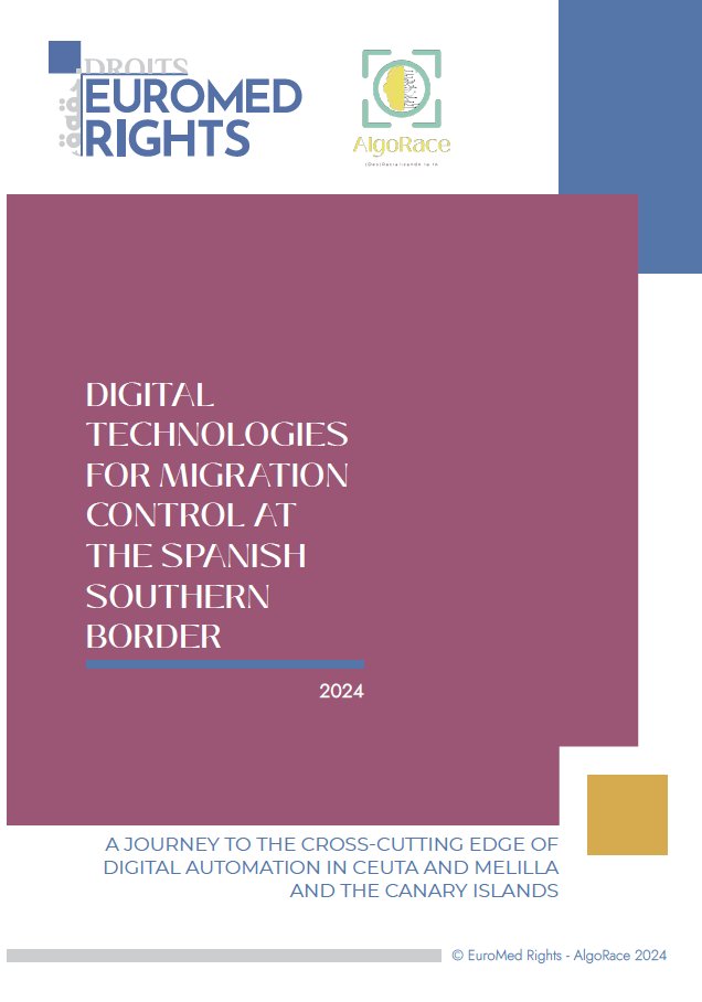 EuroMed Rights and <a href="/algo_race/">AlgoRace</a> launch a new report analysing the use of #technologies for #migration control at Spain's southern borders.

 Read more here 👉 shorturl.at/i2THz