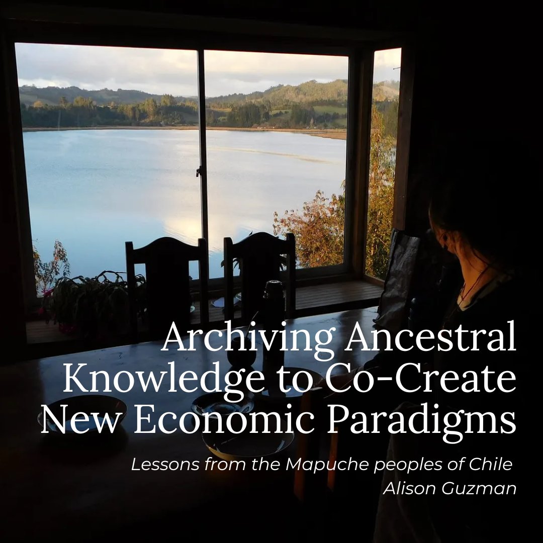 The secret behind every colonizing scheme — the control of data &amp; intellectual property.

#PostGrowth Fellow, Alison Guzman, explores how Mapuche communities in Chile use digital archiving to challenge colonial frameworks + build new economic paradigms: medium.com/postgrowth/map…
