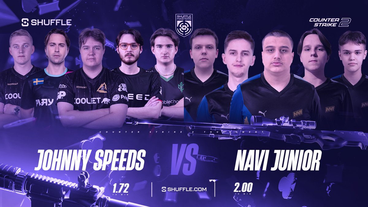 Shuffle Masters (@shufflemasters) on Twitter photo Today we start our semi-finals! In the first match today, @navijunior will face <a href="/JohnnySpeedsCS/">Johnny Speeds ⚡️</a>
#ShuffleMasters Today we start our semi-finals! In the first match today, @navijunior will face <a href="/JohnnySpeedsCS/">Johnny Speeds ⚡️</a>
#ShuffleMasters