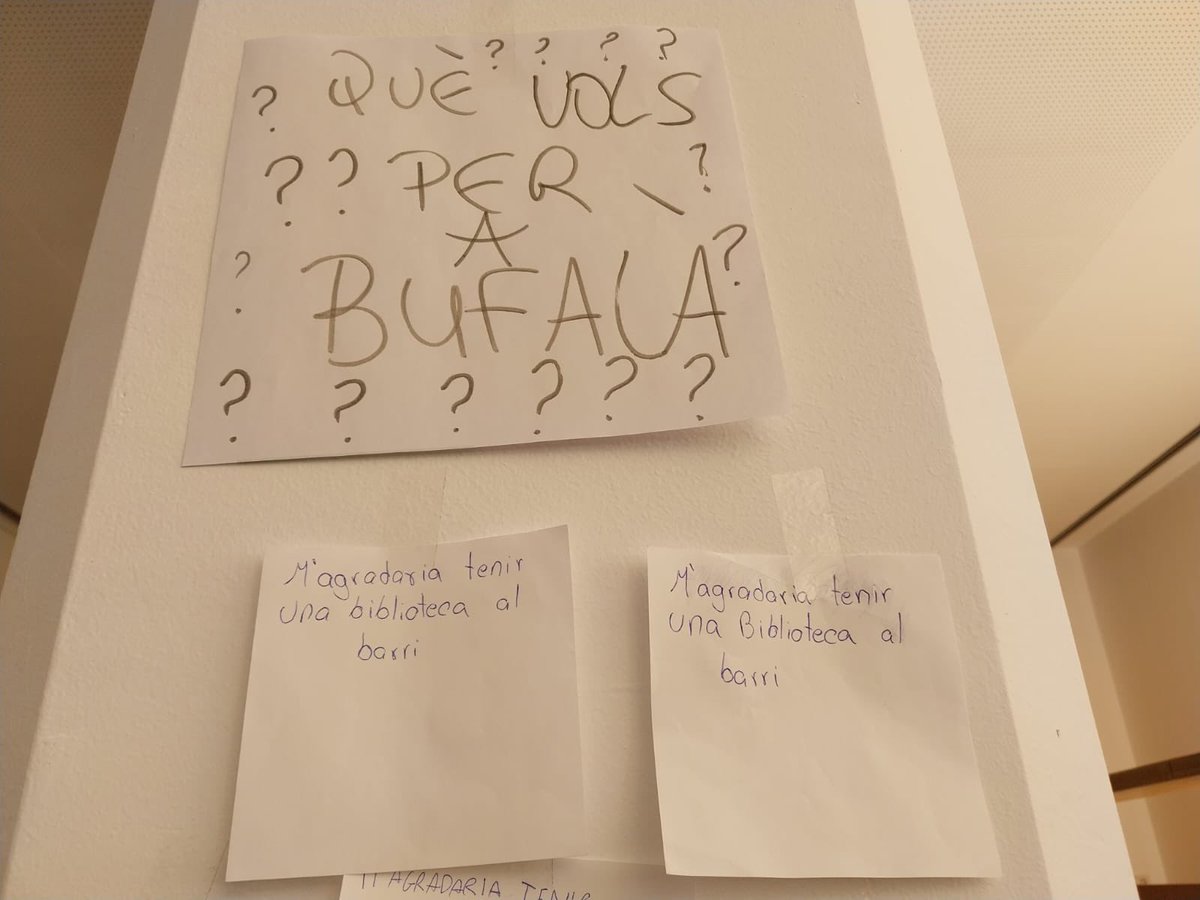 AVVBufala's tweet image. Avui hem començat projectes de col·laboració amb l'IES @pompeufabrabdn ! Han estat molt activis i tenen ben clar què volen per a #Bufalà #Badalona