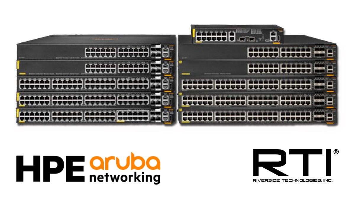 Aruba switches are contemporary, versatile, and smart, making them perfect for access, aggregation, and top-of-rack deployments in data centers. Reach out to RTI to discover more about Aruba solutions. 1rti.com/solutions/ente…