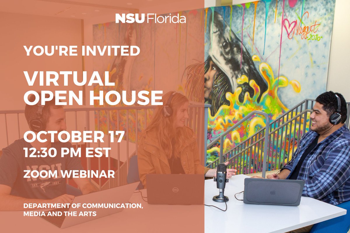 Halmos College of Arts & Sciences tweet media