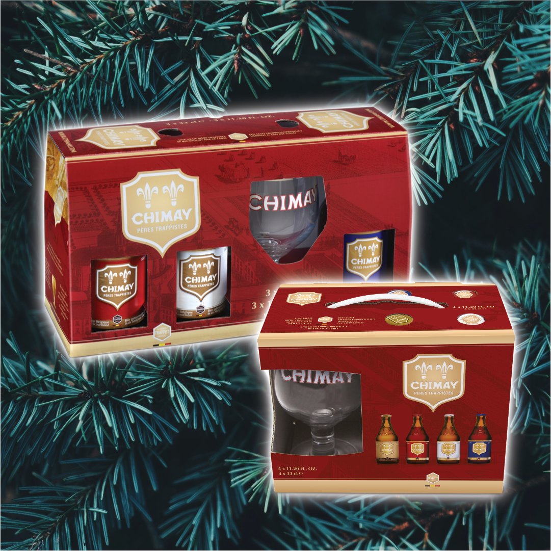 JamesClayBeers's tweet photo. On top of the classic gifting packs, we've got a very special Chimay Blue Vintage Gift Pack. 3 different vintages of Chimay Blue, one of which is in a special engraved 75cl bottle. https://t.co/hV5T9hwQLi