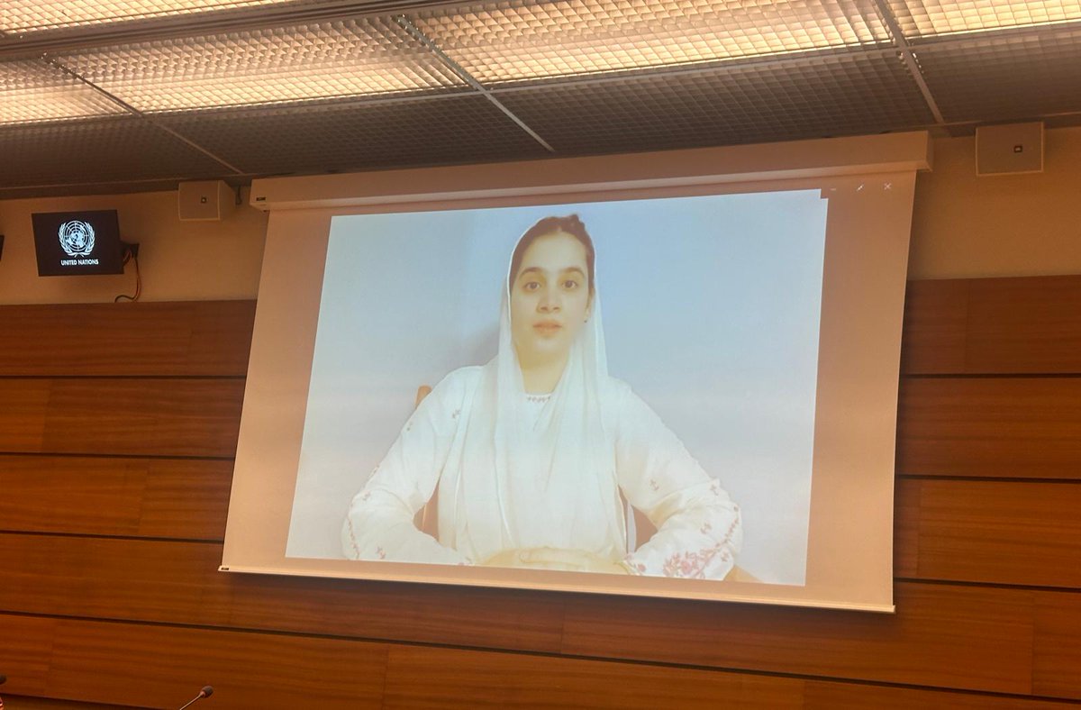 Daughter of Sindh Ume Rubab attended the Geneva conference 2024 and raised voice against Extra judicial killings and unnecessary delay in justice system of Pakistan 
 #SindhRejectsFeudalism
#JuticeForUmeRubab