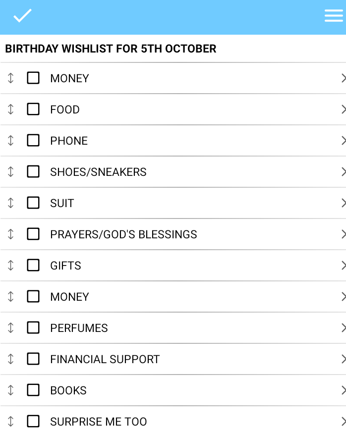 jaminclass's tweet photo. It's my birthday tomorrow and I couldn't ask for more. I only pray my prayers be answered in the meantime here's my wishlist as the spirit leads you. 

Twitter do your thing 

@instablog9ja @yabaleftonline
@Crypto4bailout @farmercist @spiriitual @LouieDi13 @officialmoore7 https://t.co/JdUa9mkUib