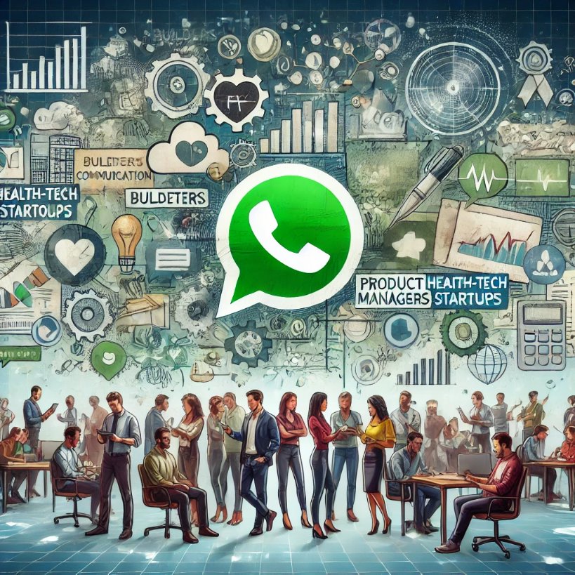 Thinking that I will make a WA group of folks interested in solving for health from a startup lens. 

Think builders, marketers, designers, product folks, investors etc. 

This would be a broad group to discuss things, share reports, throw ideas at each other and all that.