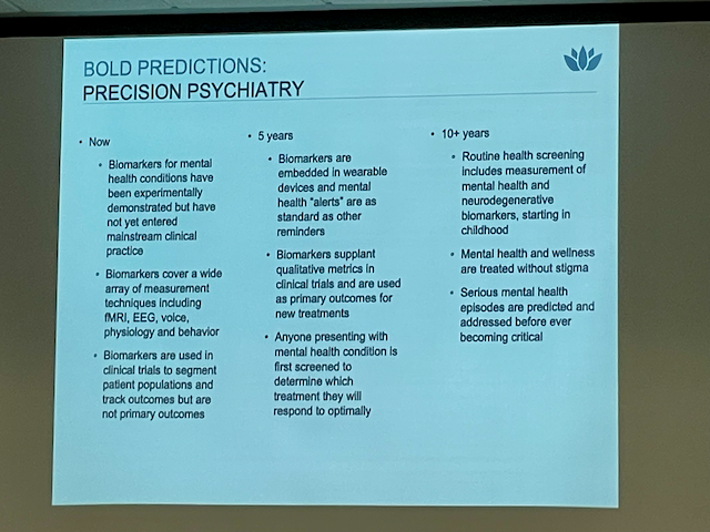 IEEEBrain's tweet photo. What do #iBCIs, precision #psychiatry, and #sleep augmentation look like today? And what will they look like five and 10 years down the road? Satori Neuro's Amy Kruse makes some bold predictions about their future. #neurotech #neurotechnology #neuroscience #BCI #brain https://t.co/bhRTjdlWtl