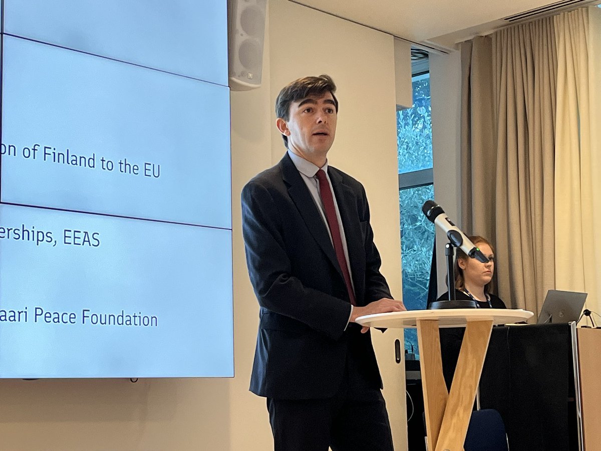 Topical discussion on EU’s Civilian CSDP Compact; taking stock of the use of the EU’s mediation &amp;dialogue tools such as trust &amp; confidence-building efforts in civilian missions. Peace mediation has been a foreign policy priority on every Finnish Government’s programme since 2007.
