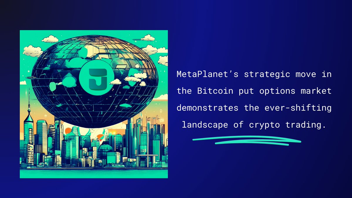 jadex_dapp's tweet photo. #MetaPlanet profits from Bitcoin put options sale 📈crypto markets are always shifting! Stay ahead with JadeX, where you can manage your $BTC, $ETH, and more across multiple chains in one place. 💼
.
#CryptoNews #Bitcoin #Blockchain #JadeX https://t.co/dXX6kBGkZM