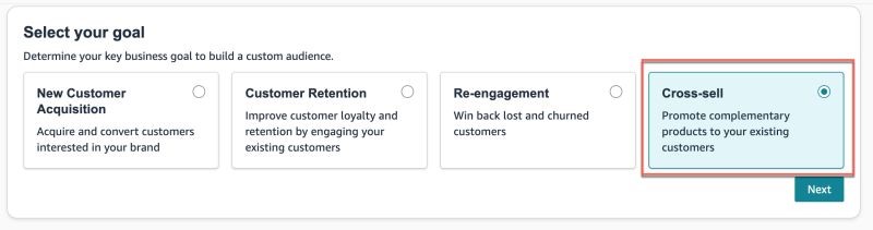 Tamamlayıcı Ürünlerle Çapraz Satış Fırsatları!
Complementary Products Remarketing
Bu özellik, son 30 gün içinde katalogunuzdan bir ürün satın alan ancak tanıttığınız belirli ürünleri henüz satın almayan müşterilere ilişkili ürünler çapraz satmasına olanak tanıyor. #amazon