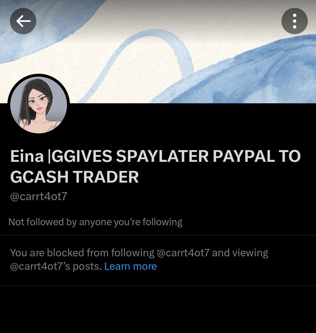 BEWARE SCAMMER TRADER
i wanted to trade from gcash to paypal then after a few hours this user ghosted me completely :0

tags: lf buyer wtb trader services need gcash to paypal to spaylater ggives paymaya client commission rush