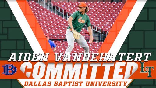 AidenVanDeHate2's tweet image. I am extremely excited and blessed to announce my commitment to Dallas Baptist University.