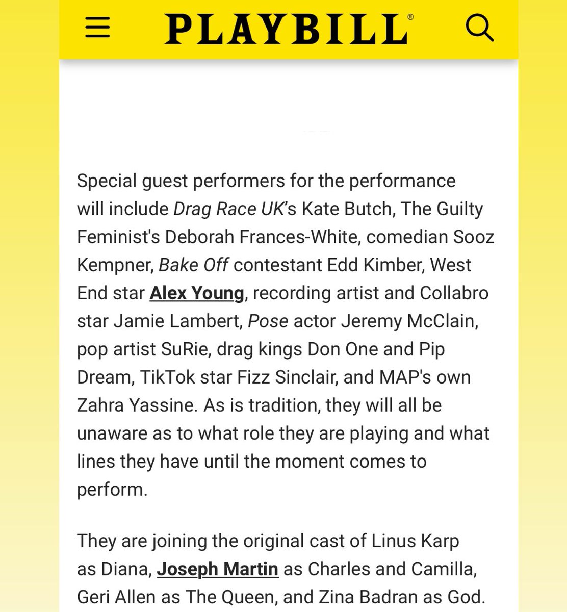#GwynethGoesSkiing and #UntrueDiana (@awkwardprods) on Twitter photo #UntrueDiana in <a href="/playbill/">Playbill</a>, likely place for her to be!💛
Our All-Star show at <a href="/TheClaphamGrand/">The Clapham Grand</a> for @medicalaidpal 4th Nov
Come join <a href="/thekatebutch/">Kate Butch</a> <a href="/TheBoyWhoBakes/">Edd Kimber</a> <a href="/DeborahFW/">DeborahFrances-White</a> <a href="/SoozUK/">Sooz Kempner FOLLOW ME ON BLUESKY</a> <a href="/jeremy_mcclain/">Jeremy McClain</a> <a href="/Don1birmingham/">Don One (they/them)</a> <a href="/alexdeboo/">Alex Young</a> @jamiecollabro @FizzSinclair <a href="/surieofficial/">SuRie</a>
🎟in bio #UntrueDiana in <a href="/playbill/">Playbill</a>, likely place for her to be!💛
Our All-Star show at <a href="/TheClaphamGrand/">The Clapham Grand</a> for @medicalaidpal 4th Nov
Come join <a href="/thekatebutch/">Kate Butch</a> <a href="/TheBoyWhoBakes/">Edd Kimber</a> <a href="/DeborahFW/">DeborahFrances-White</a> <a href="/SoozUK/">Sooz Kempner FOLLOW ME ON BLUESKY</a> <a href="/jeremy_mcclain/">Jeremy McClain</a> <a href="/Don1birmingham/">Don One (they/them)</a> <a href="/alexdeboo/">Alex Young</a> @jamiecollabro @FizzSinclair <a href="/surieofficial/">SuRie</a>
🎟in bio