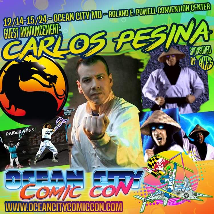 We couldn't be happier to have <a href="/CarlosPesina/">Carlos Pesina</a> return! 

#MortalKombat #raiden #ocmd #oceancity