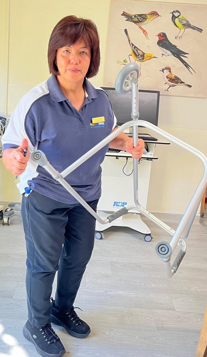 It’s #FirstFallsFriday at #AinslieRehab. We’re focusing our attention today on teaching staff and patients/families the importance of regular safety checks of the mobility aids etc. we issue to ensure our patients stay safe.
<a href="/NELFT/">North East London NHS Foundation Trust (NELFT)</a>
<a href="/NELFT_AHP/">NELFT AHP</a>
<a href="/NELFT_effective/">NELFT Clinical Effectiveness Team</a>