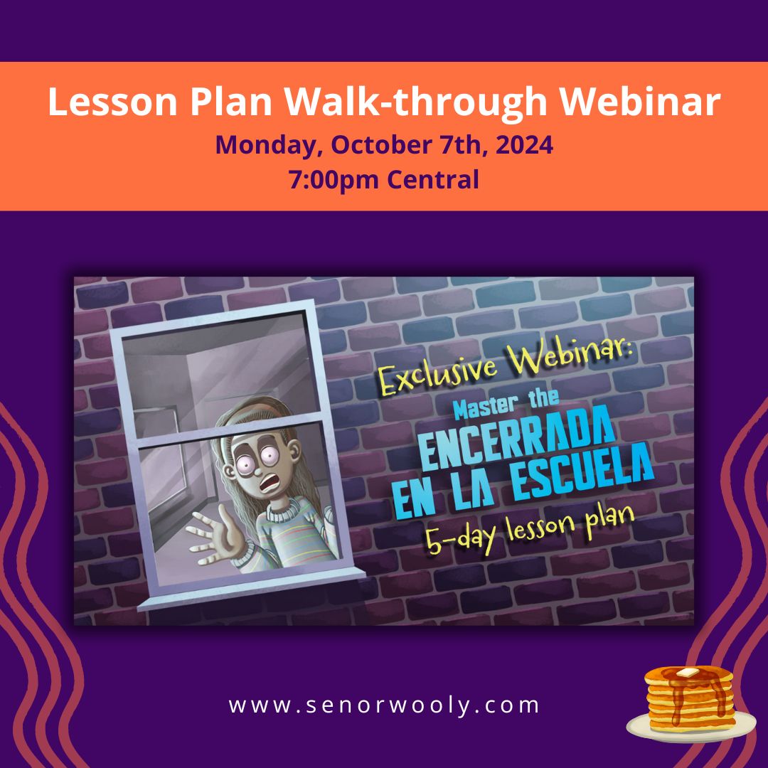 In case you missed it: Yesterday we released a new 5-day lesson plan for "Encerrada en la escuela!" On Monday night we are hosting a webinar to walk you through every activity and answer your questions! 

Register here: us06web.zoom.us/webinar/regist…