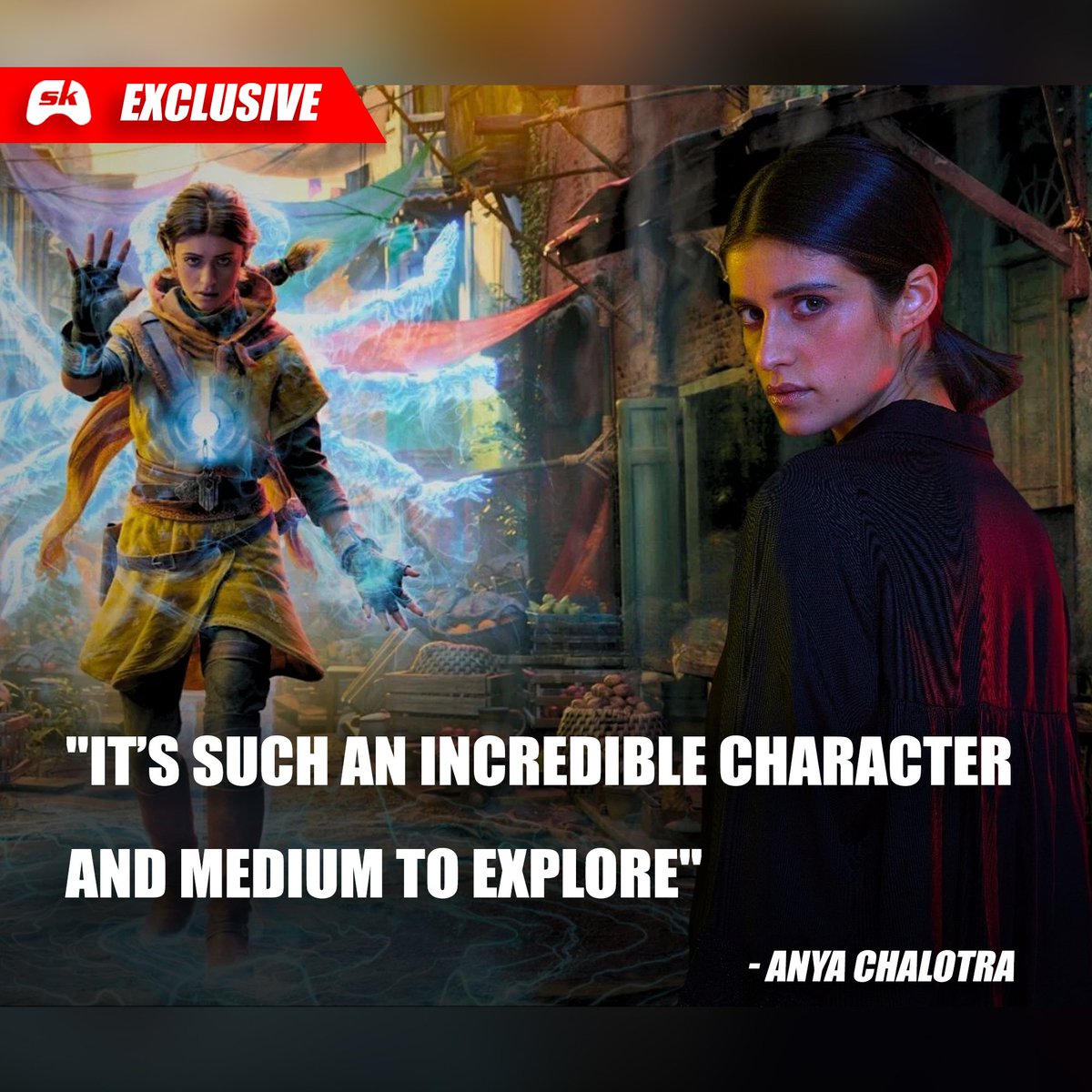 Sportskeeda Gaming (@skesportsgaming) on Twitter photo Ahead of Unknown 9: Awakening's release, we sat down with Haroona's voice actress, Anya Chalotra to talk about the what the character means to her, and much more. <a href="/BandaiNamcoUS/">Bandai Namco US</a> <a href="/Reflector/">Reflector Entertainment</a> <a href="/Unknown9/">Unknown 9</a>
Check out the interview here: tinyurl.com/32uf9dvk Ahead of Unknown 9: Awakening's release, we sat down with Haroona's voice actress, Anya Chalotra to talk about the what the character means to her, and much more. <a href="/BandaiNamcoUS/">Bandai Namco US</a> <a href="/Reflector/">Reflector Entertainment</a> <a href="/Unknown9/">Unknown 9</a>
Check out the interview here: tinyurl.com/32uf9dvk