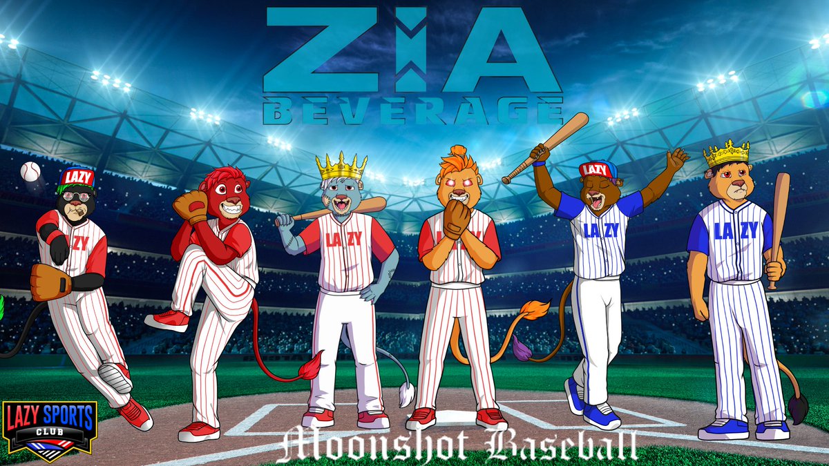 Our <a href="/Moonshot_BSBL/">Moonshot Baseball</a> Lazy October Tournament is Officially Full! ⚾️🏆

First Pitch will start soon! In the meantime, we will raffle a <a href="/ZIABEVERAGE/">ZIA</a> #RWA #NFT to One Lucky Participant in the Tournament! 🎉

Show us the MVP <a href="/LazyLionsNFT/">Lazy Lions 👑</a> Cub or Legend on Your Team ⤵️
