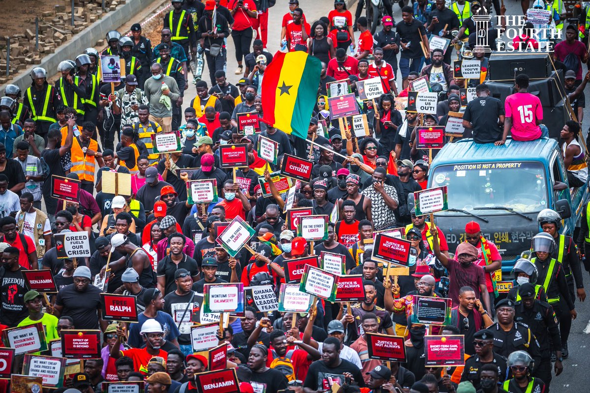 📍If we back down out of fear now, we’ll further jeopardise our future, and that of the next generation. 

We have a voice and it must heard. We will not be intimidated. We will be heard.

#StopGalamseyNow #FreeTheCitizens