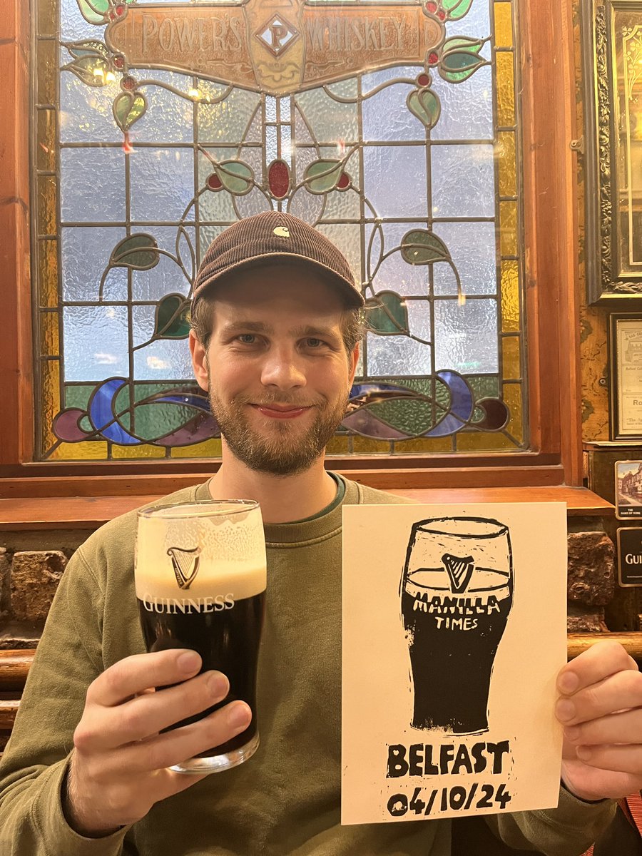 Belfast we are in you. And we’ve got some limited edition handmade “Split the M” prints for sale ☘️🍻

Set times 
Doors 6:30pm
<a href="/VandalbandIE/">VANDAŁ</a> 7:15pm
<a href="/ThePottingersHQ/">The Pottingers</a> 8pm
Vanilla Pints 8:45pm
Curfew 10pm

Final 10 tickets now. Get down early for the supports. UTT x