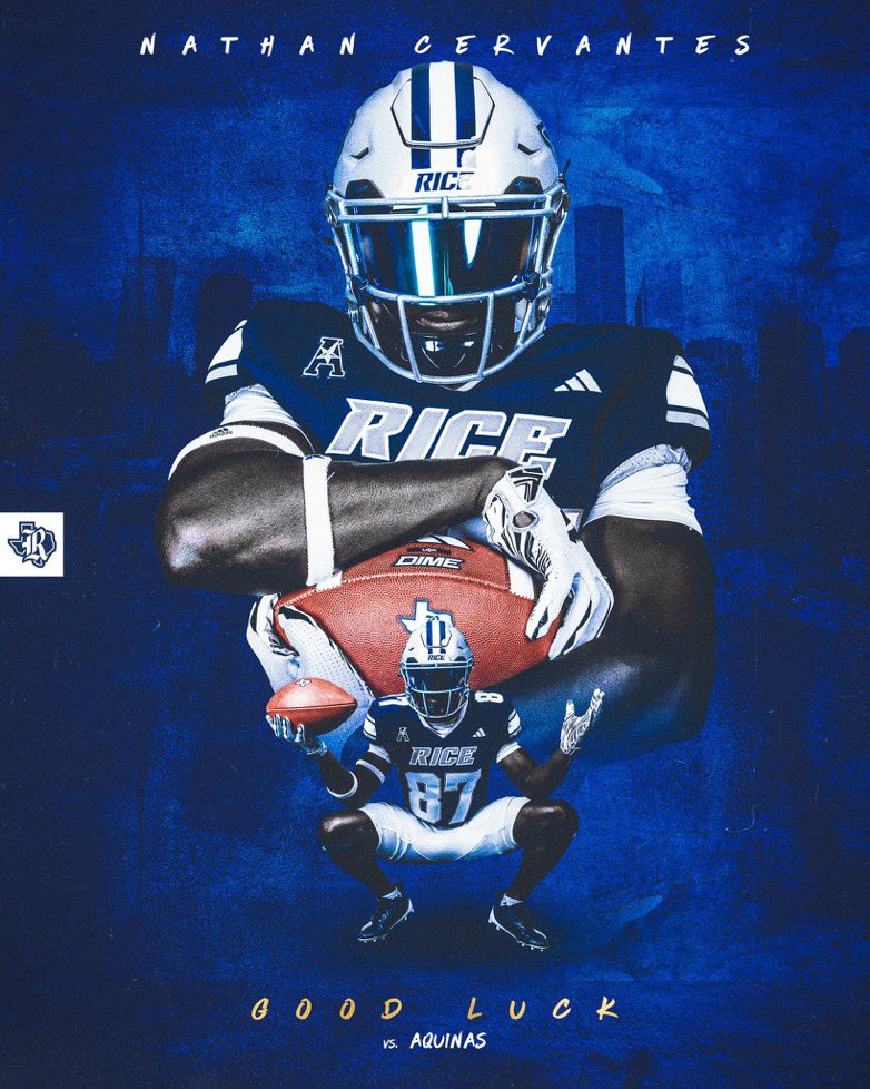 Nathan Cervantes (@nate_cervantes1) on Twitter photo It’s always love coming from <a href="/RiceOwlsFB/">Rice FB Recruiting</a> always appreciated 💙 <a href="/iCoachNash/">iCoach</a> <a href="/RiceOwlsFB/">Rice FB Recruiting</a> <a href="/OC_Knights_FB/">OC Knights Football</a> It’s always love coming from <a href="/RiceOwlsFB/">Rice FB Recruiting</a> always appreciated 💙 <a href="/iCoachNash/">iCoach</a> <a href="/RiceOwlsFB/">Rice FB Recruiting</a> <a href="/OC_Knights_FB/">OC Knights Football</a>