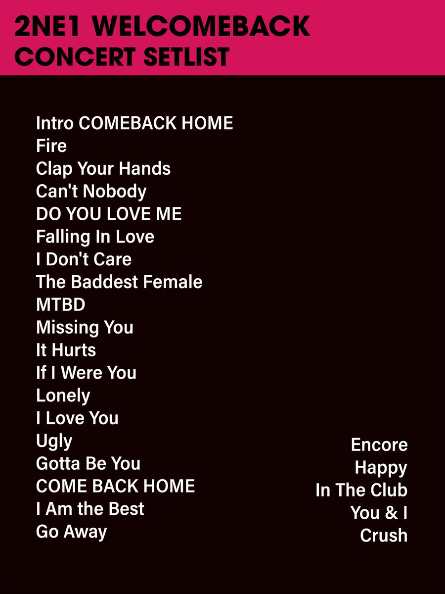 THE2NE1HOUR tweet media