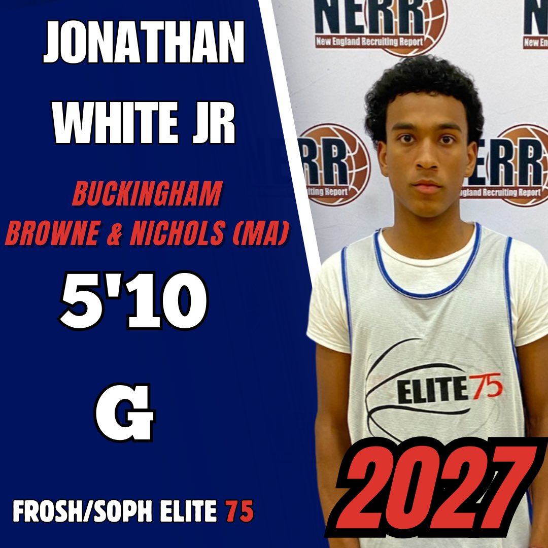 New England Recruiting Report NERRHoops (@nerrhoops) on Twitter photo Jonathan White Jr finds himself on the #E75 list after a strong grassroots season.
The <a href="/BBN_BBasketball/">BB&N Boys Basketball</a> & <a href="/GoTeamSpartans/">Team Spartans</a> southpaw guard directs traffic as a PG and can score it in a variety of ways.
newenglandrecruitingreport.com/in-the-news/twโฆ Jonathan White Jr finds himself on the #E75 list after a strong grassroots season.
The <a href="/BBN_BBasketball/">BB&N Boys Basketball</a> & <a href="/GoTeamSpartans/">Team Spartans</a> southpaw guard directs traffic as a PG and can score it in a variety of ways.
newenglandrecruitingreport.com/in-the-news/twโฆ