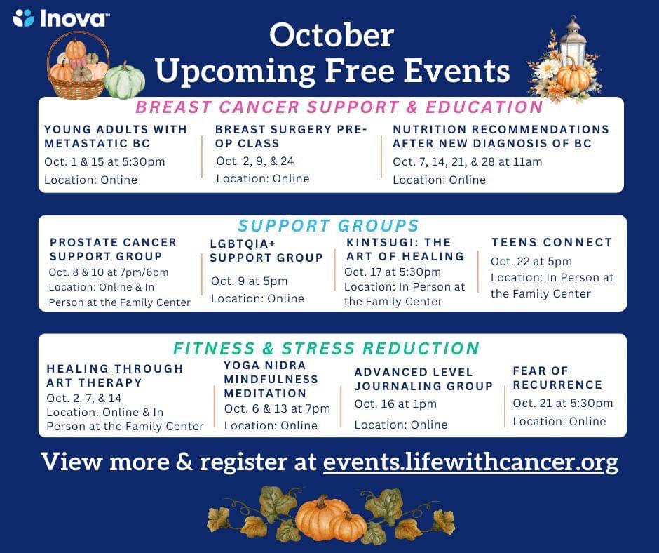LifewithCancer's tweet image. Looking for ways to manage stress &amp;amp; connect with others? Look no further! We offer different levels of fitness &amp;amp; stress reduction classes &amp;amp; a variety of support groups to help guide you. Register at events.lifewithcancer.org!
#CancerAwareness #Cancersupport