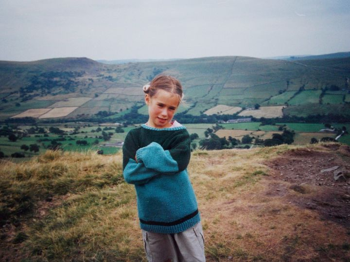 neuropuckedfox's tweet photo. And #timeswap photo in a strop on a walk in the Peak District. Mum was trying to get me to stand for photo, I walked off and hid behind a rock, eventually she got me out, hence the arms crossed lol https://t.co/AFu35VlVwX