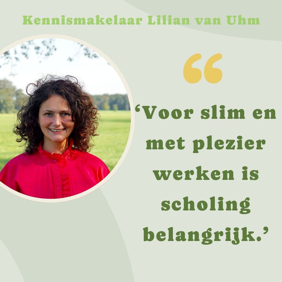 𝗦𝘁𝗶𝗺𝘂𝗹𝗮𝗻𝗱𝗲𝗿 𝗟𝗶𝗹𝗶𝗮𝗻 𝗴𝗮𝗮𝘁 𝘃𝗼𝗼𝗿 ‘𝗲𝗲𝗻 𝗹𝗲𝘃𝗲𝗻 𝗹𝗮𝗻𝗴 𝗹𝗲𝗿𝗲𝗻’. En  niet alleen voor de melkveehouders die zij begeleidt als kennismakelaar, maar ook  in haar eigen afwisselende werk. 👉 tinyurl.com/kn86ufa8 #kennismakelaar #veehouderij #leren