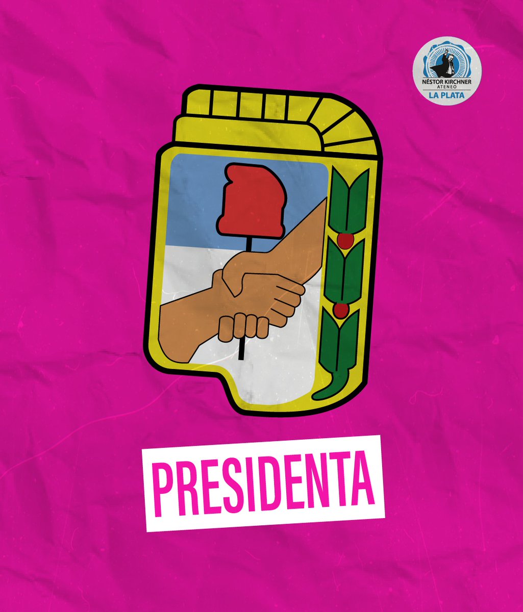 AteneoLP's tweet photo. PRESIDENTA https://t.co/16fzuE2GSp