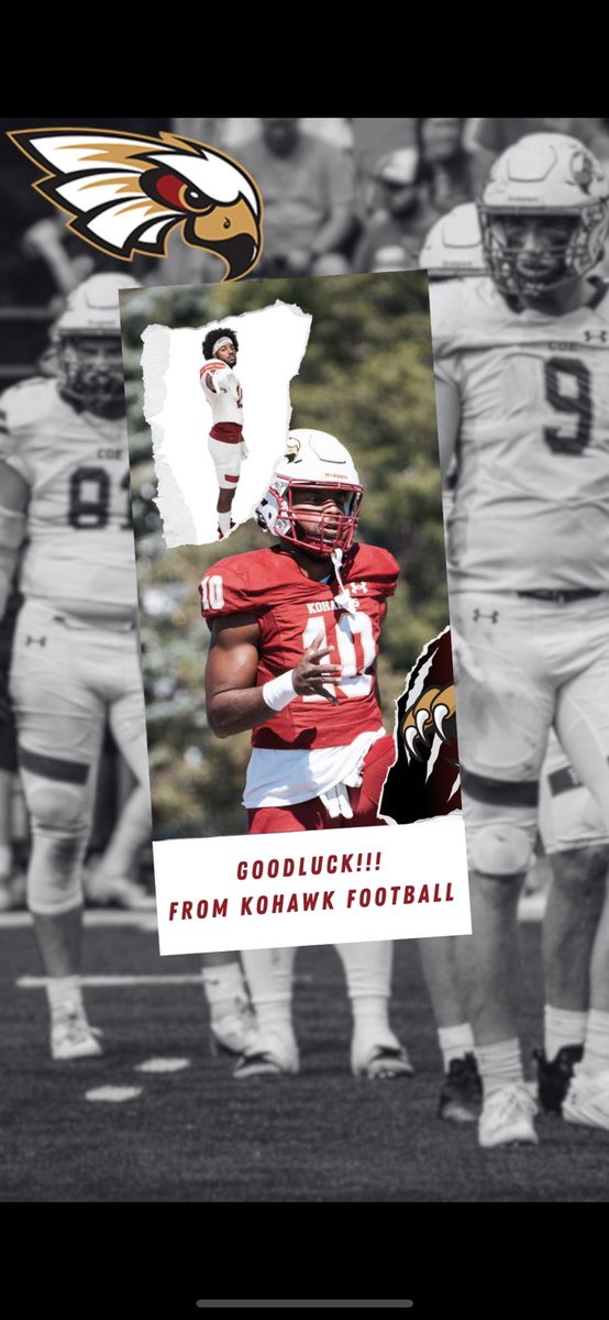 Thank you <a href="/KohawksFootball/">Coe College Football</a> <a href="/Coach_TMcC/">Coach Trevor McConnell</a>