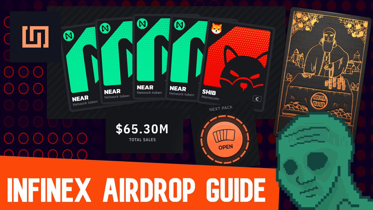 EthBoi_'s tweet photo. The Ultimate Guide to Infinex Airdrop

Infinex (@infinex_app) recently completed its Patron NFT sale with a huge $65.3M in totals sales. Some of this treasury could be headed your way via partner and in app airdrops.

Here are the steps to position yourself for any future airdrops from Infinex.

Grab a coffee! ☕️ 

Let's dive in 👇