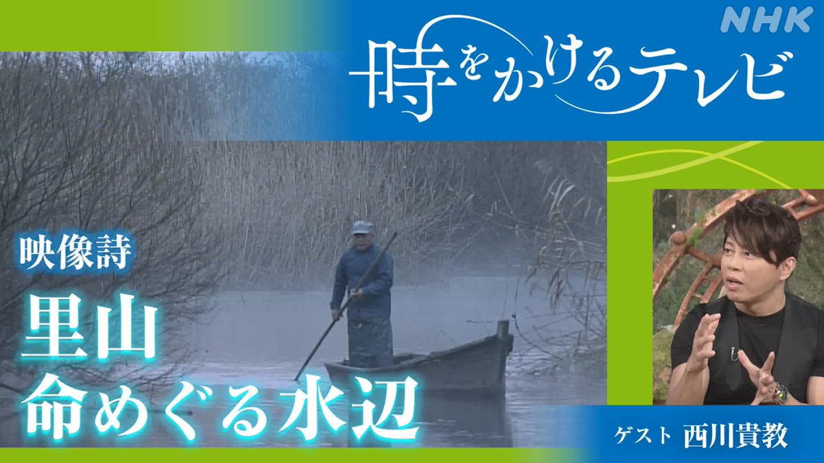 📍NHKプラス配信中 ＼ #時をかけるテレビ 映像詩 里山 命めぐる水辺