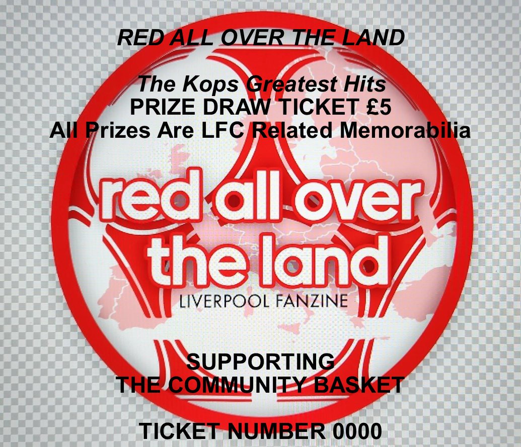 If you can't make it to Hotel Anfield to meet with Peter Beardsley, support the event by purchasing a raffle ticket or two. Full details available on redallovertheland.com on the Peter Beardsley link. We're supporting the Community Basket based in the L4 region of Liverpool.