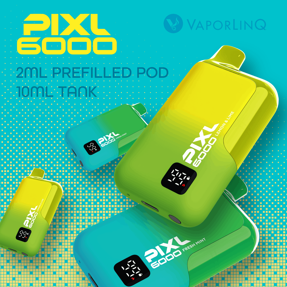 Introducing the Pixl 6000 - our latest high-demand product that’s quickly becoming a bestseller across retailers with 6,000 puffs, Flavour boost switch, 10ml Tank and 5-click safety lock!

Get the LOWEST prices on our app👇
ROI: loom.ly/GH-8tVk
NI: loom.ly/hV3Vp1s