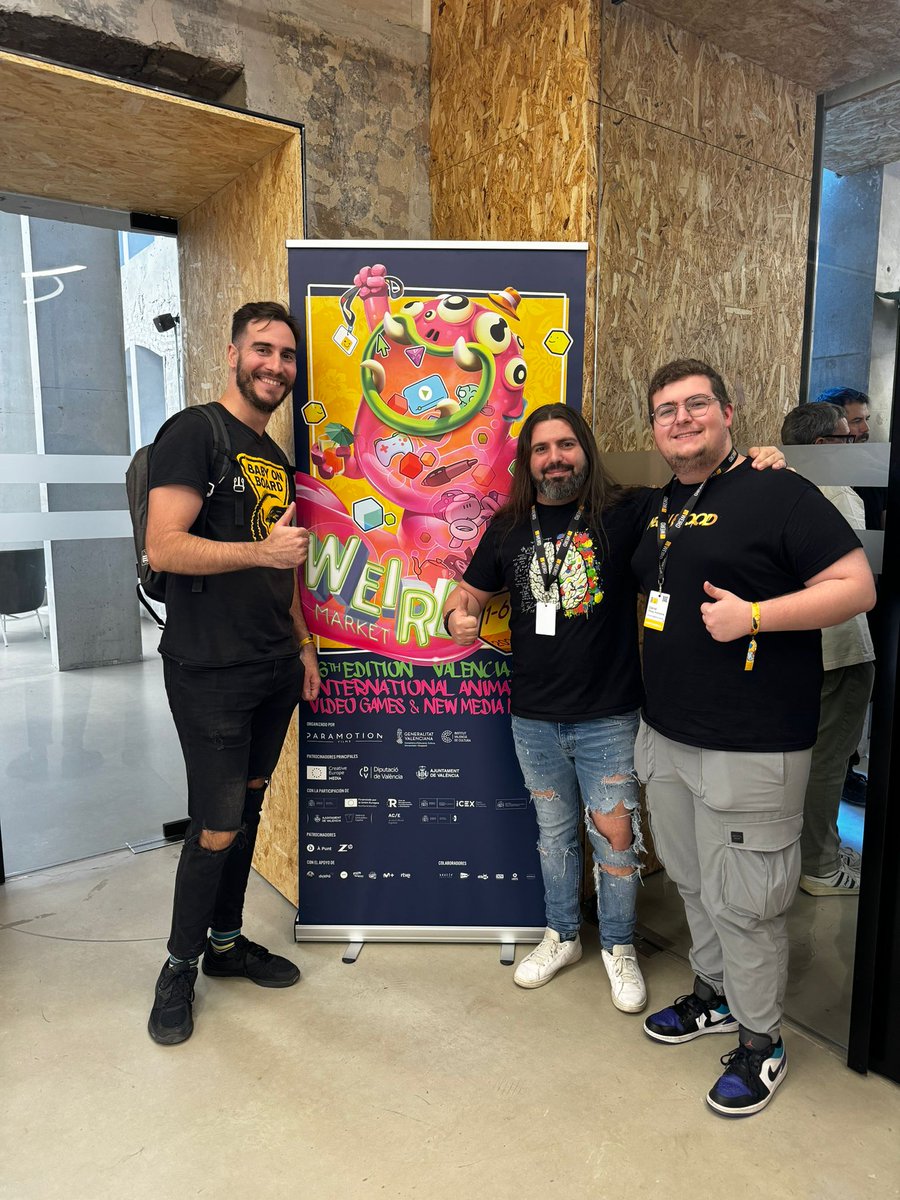 DojoSystem's tweet image. 🎉 ¡Estamos en @WeirdMarket! 🎉

Ven a visitarnos y prueba nuestros juegos, como Barraka o Dinopunk. 🎮✨

No pierdas la oportunidad de experimentar nuestras aventuras indie de primera mano. ¡Te esperamos! 🚀

#DojoSystem #WeirdMarket #IndieGames
