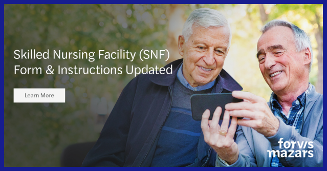 HaleyKAdrian's tweet photo. An updated form and instructions have been published for the Skilled Nursing Facility Advanced Beneficiary Notice effective October 31, 2024. @ForvisMazarsUS explores what this means for your organization: https://t.co/7dpAXUoAAI https://t.co/pmlvWOF8LP