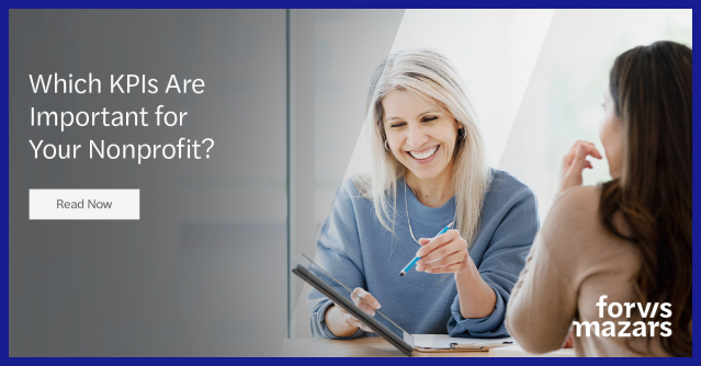 HaleyKAdrian's tweet photo. Learn how to tell a nonprofit’s financial story through key performance indicators (KPIs). Read more in this article from @ForvisMazarsUS: https://t.co/jwX6mcUvi3 https://t.co/J5vcAMoc85