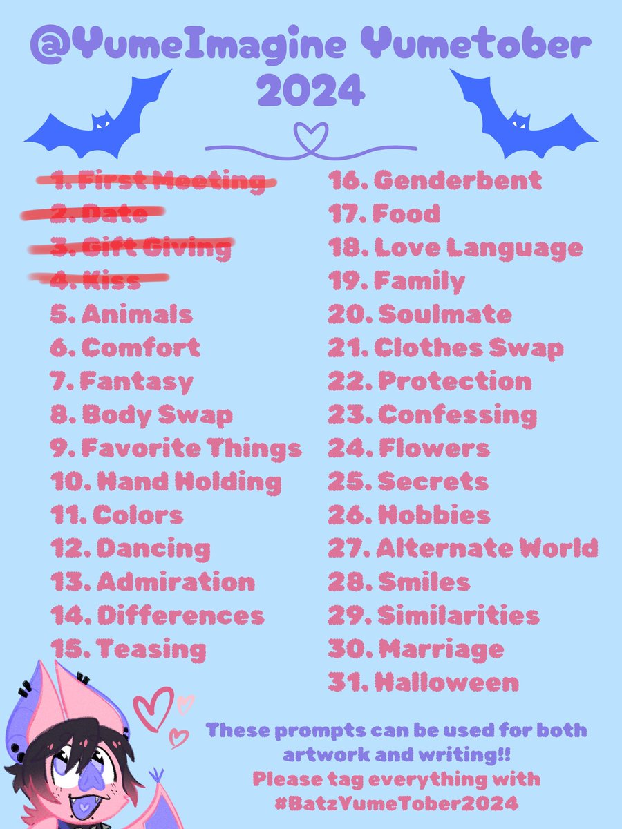 GShattering's tweet image. [Kiss 🐰💜💛]
#DigitalCircus #DigitalCircusOC #BatzYumeTober2024 #yumetwt